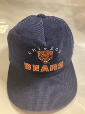 Vintage Sports Specialties Chicago Bears Corduroy Hat SnapBack Trucker Cap