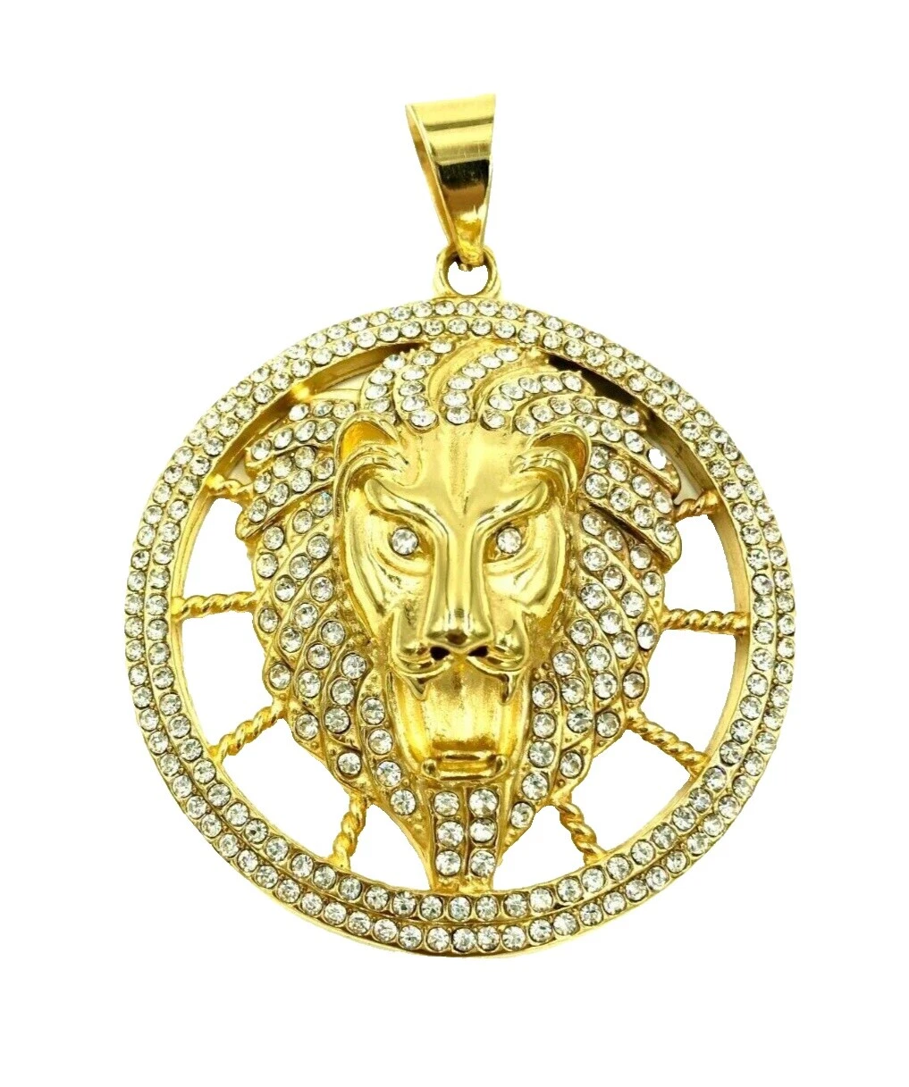 Cubic Zirconia Cristal Collares y colgantes de acero inoxidable para hombres