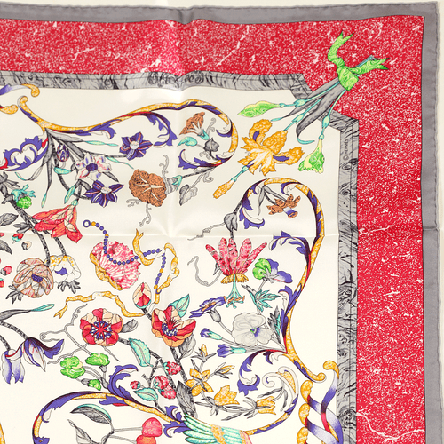 Hermes Scarf PIERRES D'ORIENT ET D'OCCIDENT 90cm Silk Carre ZOE PAUWELS - Picture 6 of 6