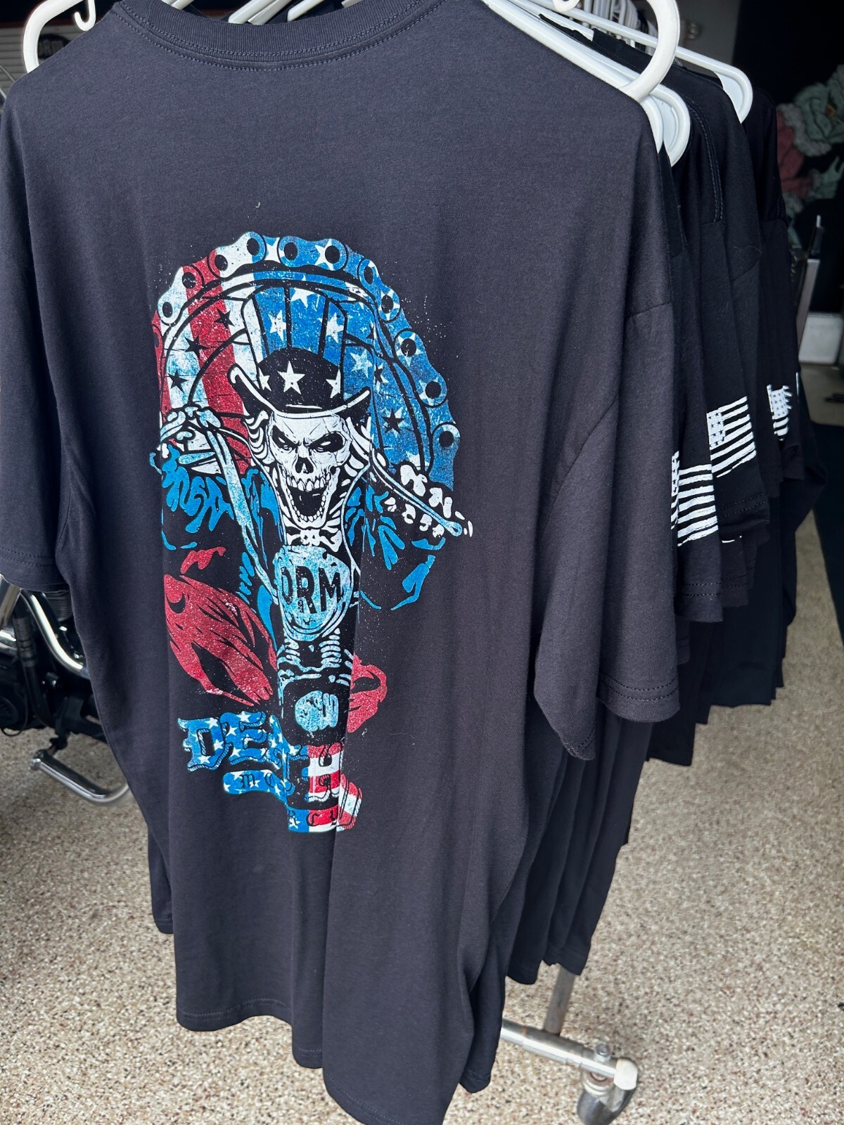 FILA T shirt Death Row Motorcycles NUOVE!