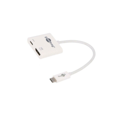 62110 adapter USB 3.0 0.15m color: white 60W Goobay