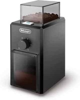 DeLonghi KG79 Professional Burr Coffee Grinder with 12 Cups Capacity, 110W,Black