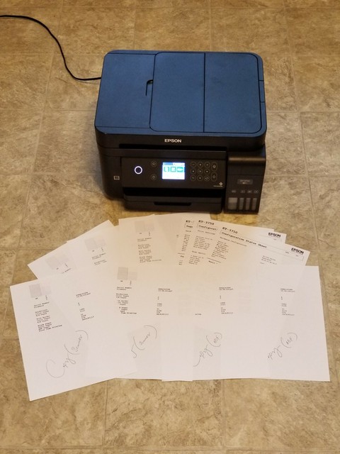 Epson ET-3750 Inkjet Color All-In-One Printer - C11CG20201 for sale online  | eBay