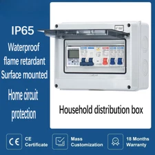 Outdoor Household Switch Waterproof Electrical Distribution Box Circuit Breaker