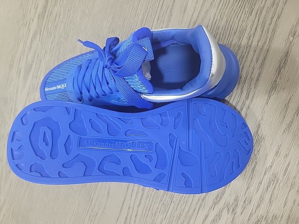 Alexander McQueen Oversized Sneaker Ultramarine Blue Silver