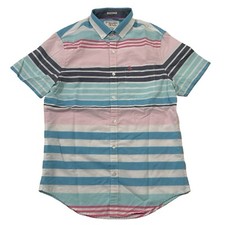 Penguin Munsingwear Button-Up Short Sleeve Size M Shirt Retail 80