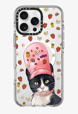 Casetify 15 Pro Max Case Cat With Croc Hat UK