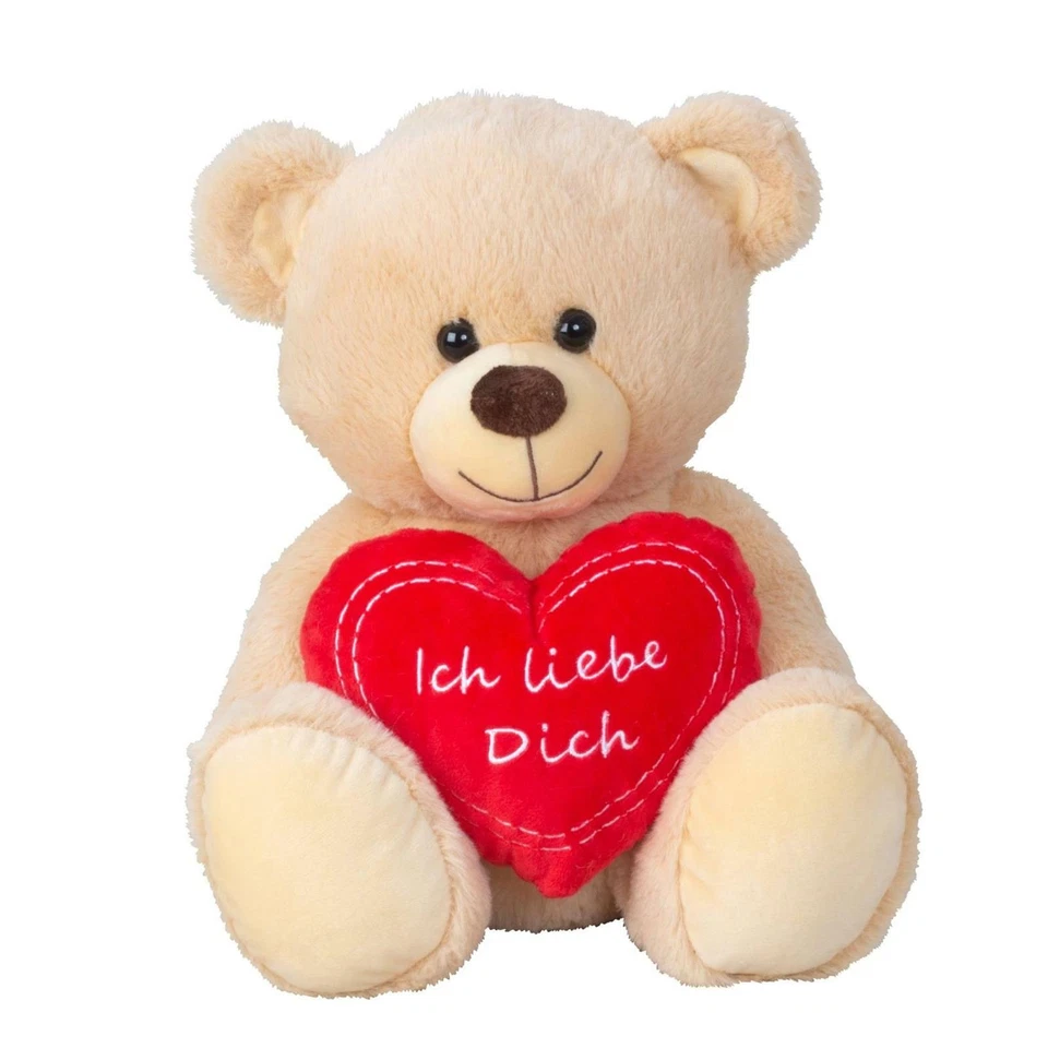 Bär mit Herz Ich liebe dich Teddy 30 cm Kuscheltier Liebe Teddybär Plüschtier