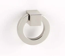 Alno A2670-PN Ring Pull Square Post Only SQ14.0mm Polished Nickel