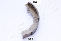 Ashika Bremsbackensatz Bremsbacken Hinten FüR Daihatsu Copen Sirion L880