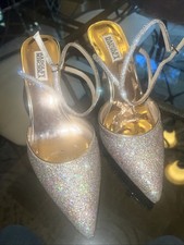 Badgley Mischka Women's Champagne gold Jewel Shoes, Size 9