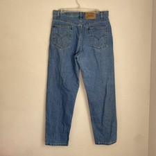 Vintage Y2k Orange Tab Levi  s 550 Size 36 X 30