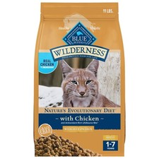 Blue Buffalo Wilderness High-Protein, Grain-Free Natural Dry Food for Adult C...