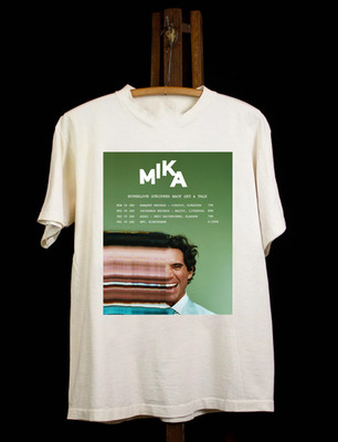 MIKA Hyper Love Stripped T Shirt Full Size S-5XL