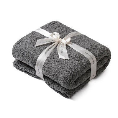 bearberry Super Soft Fluffy Throw Blanket Throw(50 x60 ), Dark Grey