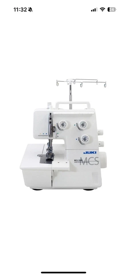 JUKI MCS-1500 Cover Stitch and Chain Stitch Specialized Sewing Machine + Bonus - Image 2 of 4