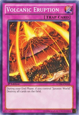 3 x Volcanic Eruption - LCJW-EN168 - Common - 1st Edition Near Mint, English YGO