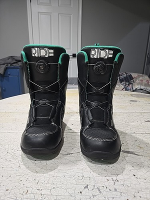 #ad Ride Spark Boa youth snowboard boots Black Size 36.5 5 $65.00