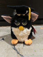 Vintage 1999 Tiger Electronics Furby Special Limited Edition Graduation Cap