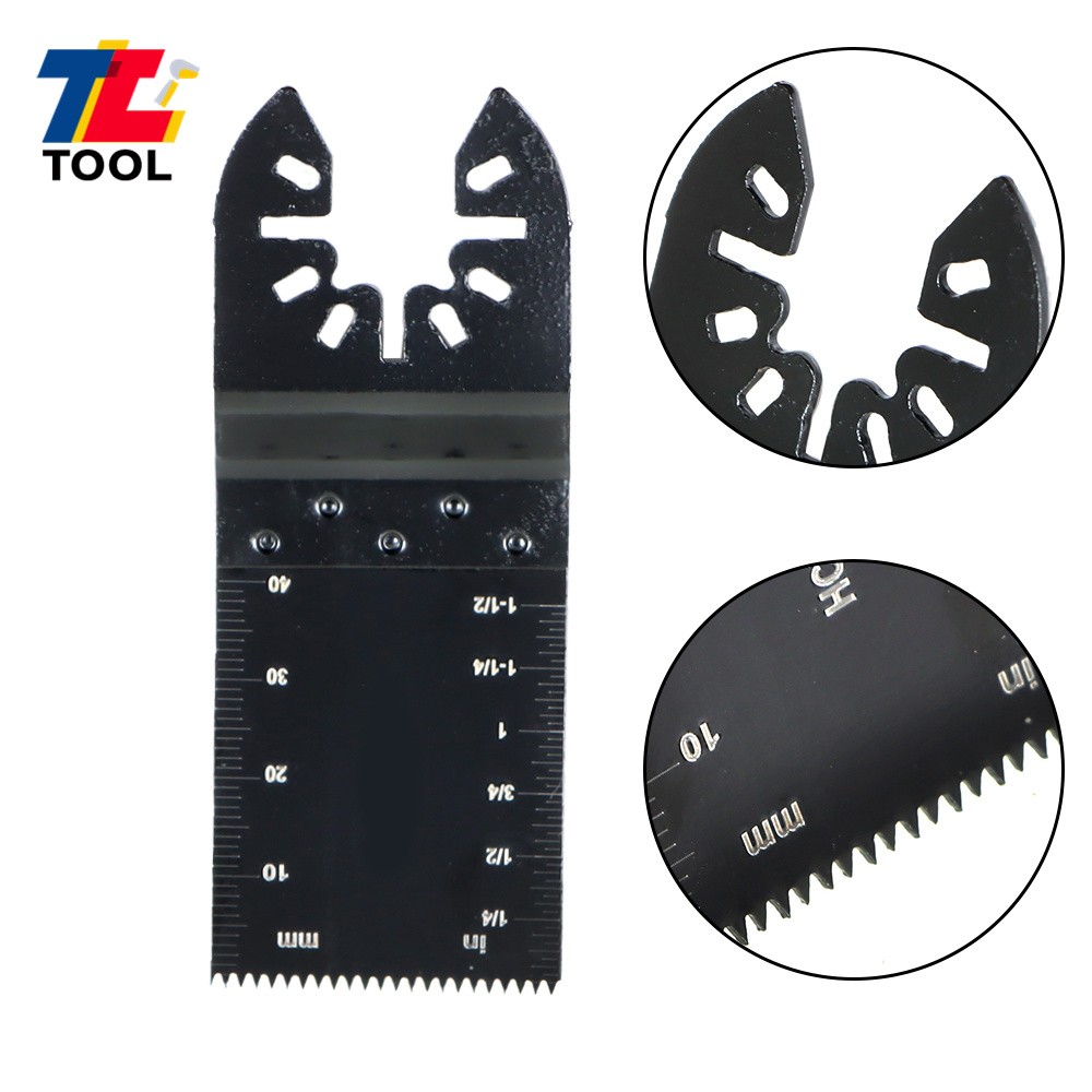 100Pcs 30mm-90mm Standard Oscillating Saw Blade Universal Quick Release Durable