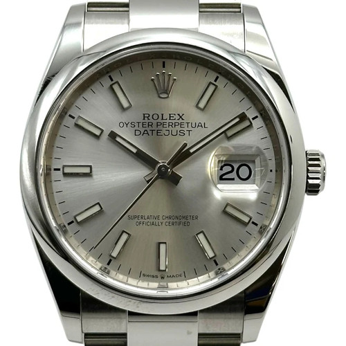 ROLEX Datejust 126200 36mm SS Silver Dial Automatic Watch 2020 #OKW961