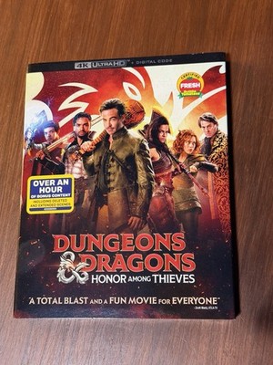 Dungeons & Dragons: Honor Among Thieves [New 4K UHD] w/Slipcover- Ships In Box!
