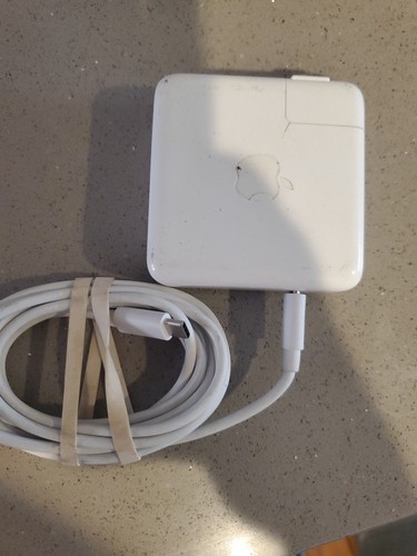 Genuine Apple (A1947) 61W USB-C Power Adapter for Macbook W/Bonus Cable