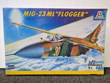 1/72 ITALERI MIG-23 ML SOVIET MK "Flogger" AIRPLANE MODEL KIT New Sealed MS9