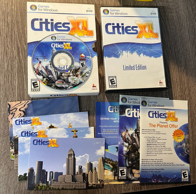 Microsoft Cities XL Limited Edition (PC, 2012)   Very Rare / Hard to Find   CIB
