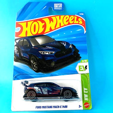 HOT WHEELS 2026 FORD MUSTANG MACH-E 1400 METALFLAKE DARK BLUE 8/250 JJH86 HW EV