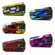 Matte Wrap Sticker Cover x1 For Cardo Packtalk Edge Device White Purple Red