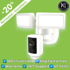   FEIT Electric 1080P WiFi Floodlight Camera   Motion Detection, 2-Way Audio  