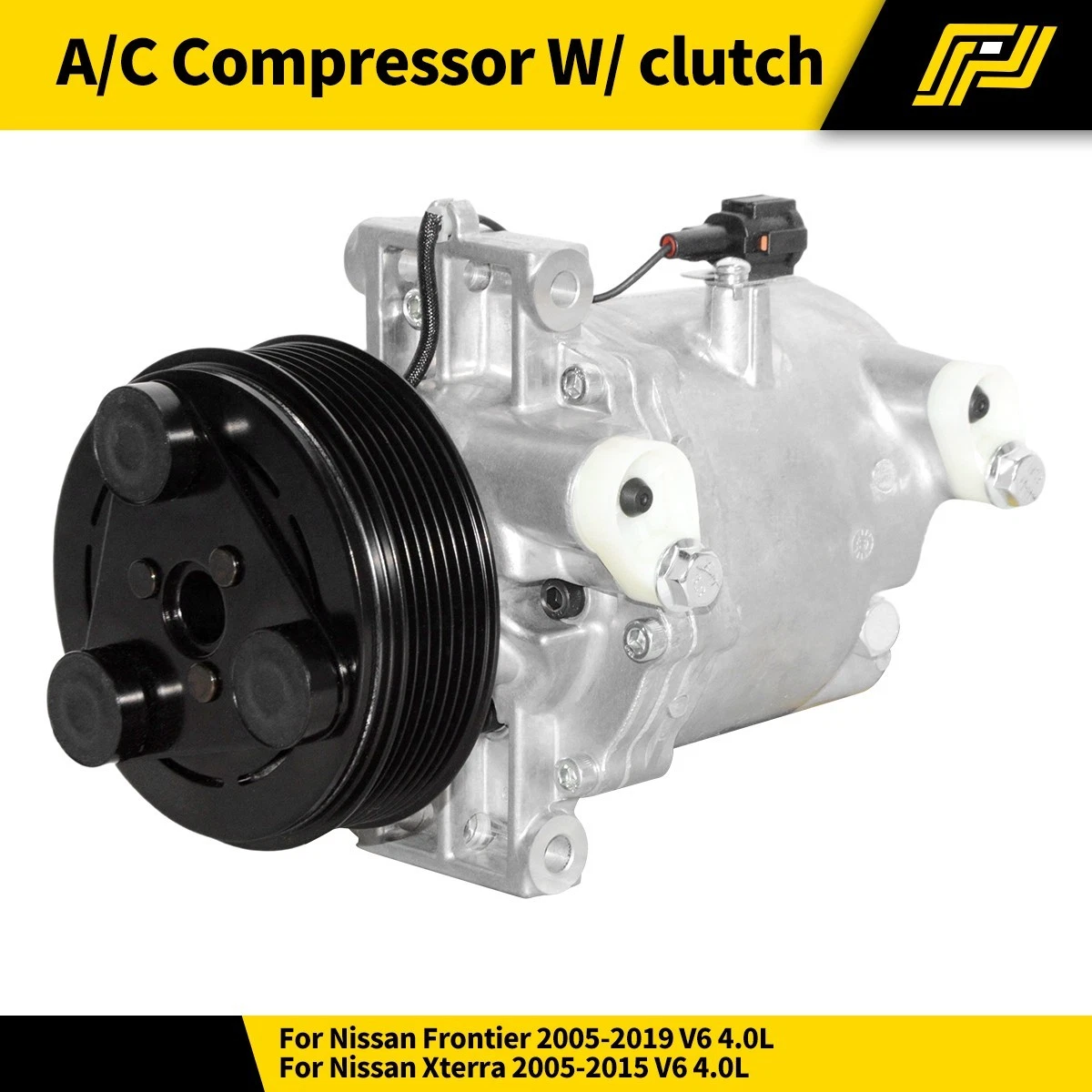 SCITOO A/C Compressor For Nissan Frontier Xterra 2005-2015 4.0L – CO 11037C, CR14, 7 Groove-811688