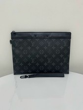 Louis Vuitton Pochette Voyage Monogram Eclipse Clutch Bag