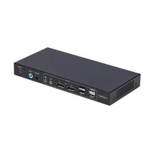 StarTech.com 2-Port Dual-Monitor DisplayPort KVM Switch with Dual View Video