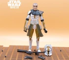 STAR WARS FIGURE 2008 ANIMATED CLONE WARS CLONE TROOPER COMMANDER BLY