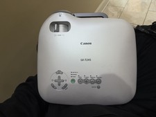CANON LV-7245 LCD PROJECTOR Low Use Great For Retro Gaming Or Tv Pc Monitor