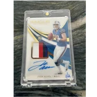2018 Panini Immaculate Josh Allen Rookie Patch Auto 1/2 Buffalo Bills