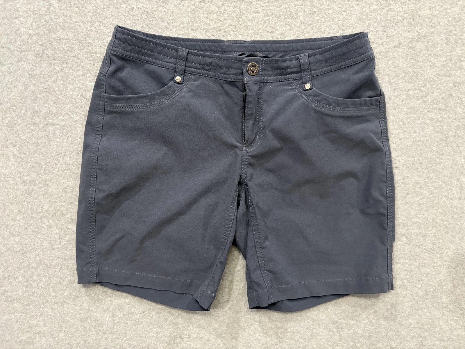 KUHL Shorts Womens 6 Gray Stretch Hiking Utility Outdoor Casual Travel 7 Inseam