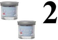 Yankee Candle North Pole Hideaway Small Tumble Single Wick 4.3 oz Each Lot of 2