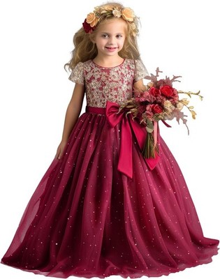 Girls Pageant Princess Flower Dress Kids Prom Puffy Ball Gowns Holiday Party | eBay Girls Pageant Princess Flower Dress Kids Prom Puffy Ball Gowns Holiday Party | eBay