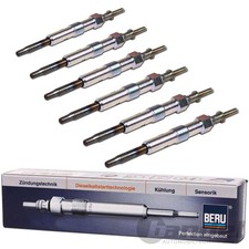 6x BERU GLÜHKERZE GN909 passend für MERCEDES 300 D TD BMW 325 525 td tds OMEGA B