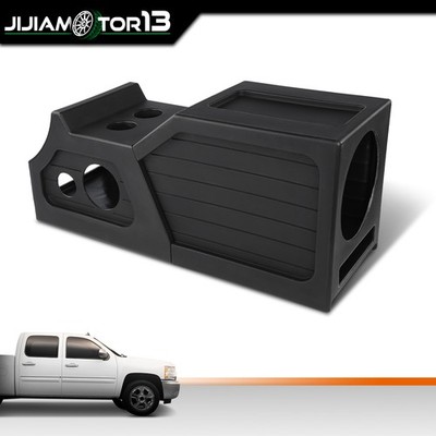 12'' Center Console Subwoofer Sub Box Fit For 2007-2013 Chevy Silverado Gmc