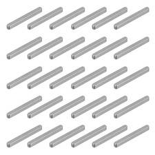 30 Pcs Round Ended Feather Key, 30x3x3mm Drive Shaft Parallel Keys