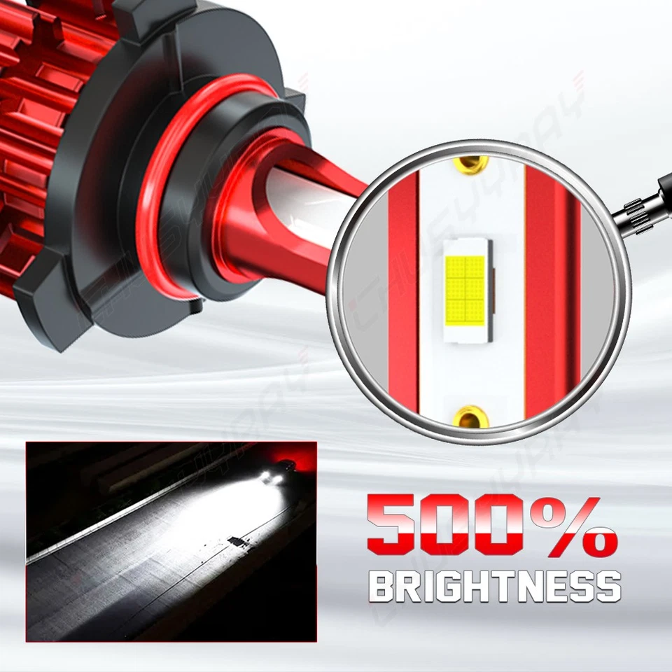 6X faros delanteros LED + faros antiniebla para Chevrolet Monte Carlo 2000-2005 Foto 3 de 4