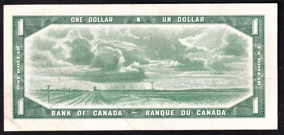 Canada 1954 $1 One Dollar Devils Face Banknote Coyne - Towers G/A 7226288 - Image 2 of 2