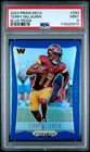 2024 Panini Prizm Deca Football Blue Terry McLaurin #293 PSA 9