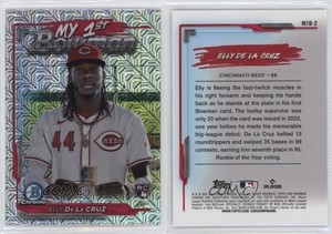 2024 Bowman Chrome My 1st Mega Box Mojo Refractor Elly De La Cruz Rookie RC