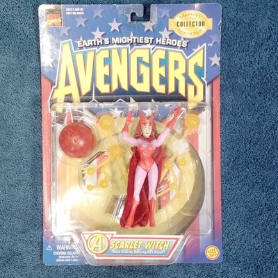 Toy Biz Marvel Avengers Scarlet Witch Action Figure 1997 Collector Ed