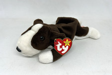 Vintage Plush Original Beanie Baby: BRUNO the Dog #4183 w/Tag - Ty 1997